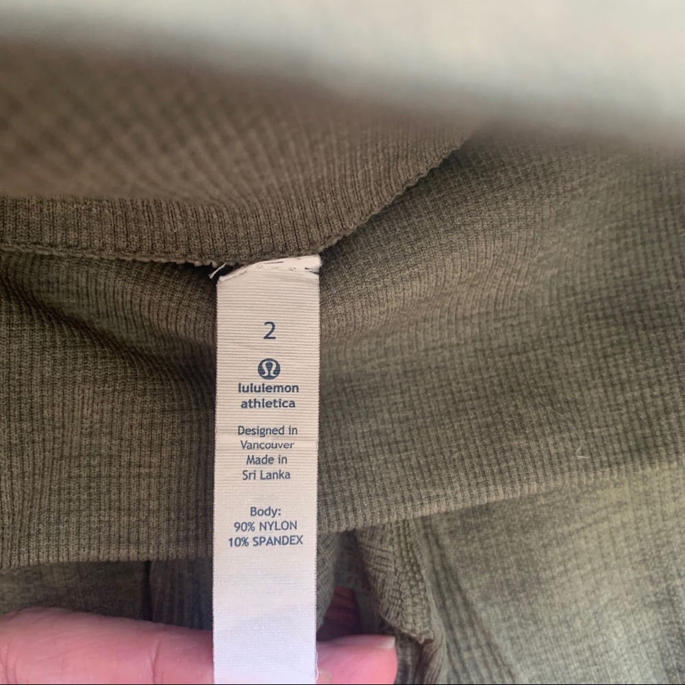 Lululemon In the Flow Crop II Seamless Ruched - Picture 5 of 13